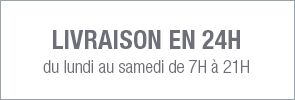 Livraison en 24h du lundi au samedi de 7h à 21h